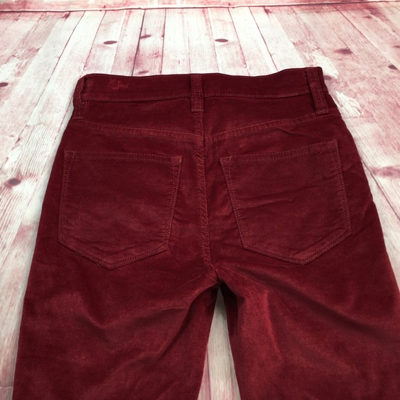 💙NWT J Crew 9” High Rise Toothpick Velvet Jean 24x27 1/2 - Picture 16 of 16